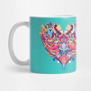 Carte Coeur Mug